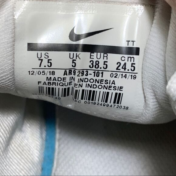 NIKE AIR MAX 720 AR9293-101 PLATINUM WHITE 7.5 - Picture 8 of 8